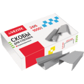 Скобы 24/6 1000шт оцинкованные "deVENTE" 4141304/10/Китай