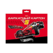 Картон бархатный А5 Машина 5л 5цв 165х220мм Хатбер 5Кбх5_13310/20/Россия