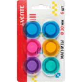 Магниты "deVENTE. CIRCLE" Ø 30мм 6шт цвета ассорти 6021314/Китай Магниты "deVENTE. CIRCLE" Ø 30мм 6шт цвета ассорти 6021314/Китай