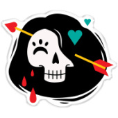 Значок акриловый MESHU Horror прямая УФ-печать 3,8*2,5см MS_47432/10/Россия Значок акриловый MESHU Horror прямая УФ-печать 3,8*2,5см MS_47432/10/Россия