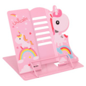Подставка для книг металл Unicorn розовый 190*210 КОКОС 216585/12/Китай