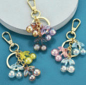 Брелок акриловый "deVENTE. Cherry" 21x47мм ассорти 3цв 9020119/Китай Брелок акриловый "deVENTE. Cherry" 21x47мм ассорти 3цв 9020119/Китай