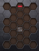 Бизнес блокнот А5 80л кл Векторные линии 5цв блок тв переплет Хатбер 80ББ5лофлВ1_30992/20/Россия