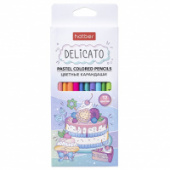 Карандаши 12цв DELICATO пастель трехгран Хатбер CS_072213/12/Россия Карандаши 12цв DELICATO пастель трехгран Хатбер CS_072213/12/Россия