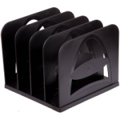 Лоток сортер вертикальный 4отд черный сборный Стамм СО02/Россия