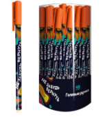 Ручка гелевая  прорезин "Не забудь вернуть" синяя 0,5мм CENTRUM 70756/48/Китай