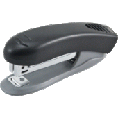 Степлер "deVENTE. Stripe" №10 10л глубина скрепления 43мм пластик черный 4142353/Китай