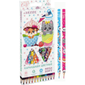 Карандаши 12цв "deVENTE. Triolino Ultra 4М. 100% Cute" 4М 3мм трехгран 5022128/12/Китай Карандаши 12цв "deVENTE. Triolino Ultra 4М. 100% Cute" 4М 3мм трехгран 5022128/12/Китай