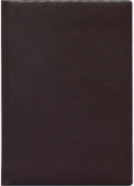 Ежедневник А5 192л полудатир Виладж шоколадный перепл.кожзам Проф-Пресс 192-0701/14Россия