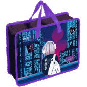 Папка для тетрадей A4 "deVENTE. City Girl" с расширением 10см на молнии пластик 400мкм 8054453/Китай