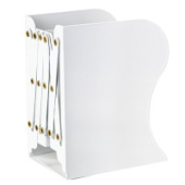 Подставка для книг BRAUBERG раздвижная метал белая 237905/Россия