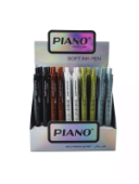 Ручка автоматическая шариковая на масляной основе "Piano" синяя ассорти PT-027/50/Китай