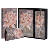 Набор подарочный Обложка для паспорта + ключница РОЗЫ Феникс+ 52923/Китай