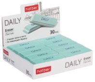 Ластик Hatber Daily прямоугольный 50х19х8мм ER_065192/30/Китай Ластик Hatber Daily прямоугольный 50х19х8мм ER_065192/30/Китай