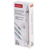 Карандаш авто 0,5мм Mildtone с ластиком ассорти Хатбер MP_060844/12/Китай Карандаш авто 0,5мм Mildtone с ластиком ассорти Хатбер MP_060844/12/Китай
