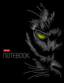 Бизнес блокнот А5 80л Black Cat 5цв блок клетка тв.переплет Hatber 80ББ5лофлВ1_30991/20/Россия