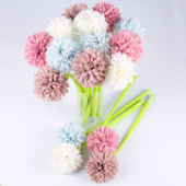 Ручка гелевая синяя "Darvish"  Хризантема ассорти DV-12785/16/Китай