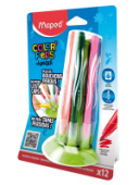 Фломастеры 12 цв Maped Color Peps Jungle с подставкой 845445/12/Франция