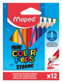 Карандаши 12цв Maped Color Peps Strong mini пластик 862812/12/Франция Карандаши 12цв Maped Color Peps Strong mini пластик 862812/12/Франция