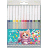 Фломастеры 12цв "deVENTE. Candy Cat" 5081415/24/Китай