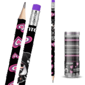 Карандаш ч/г HB "deVENTE. Anime Girl"  2мм трёхгранный с ластиком 5032406/50/Китай