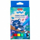 Фломастеры 6цв JUMBO утолщен корпус Хатбер FP_067121/12/Китай