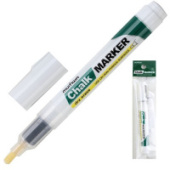 Маркер для меловой доски белый 3мм Chalk Marker CM-05/12/Корея