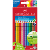 Карандаши 12цв Faber-Castell Jumbo Grip трехгран утолщен 110912/1/Германия Карандаши 12цв Faber-Castell Jumbo Grip трехгран утолщен 110912/1/Германия