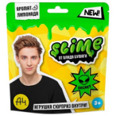 Игрушка ТМ «Slime» зеленый 80г Влад А4 SLM056/Россия