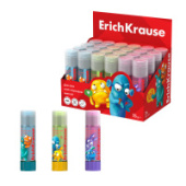 Клей карандаш 15г ErichKrause EasyStick Jolly Friends цветной 60911/24/Китай Клей карандаш 15г ErichKrause EasyStick Jolly Friends цветной 60911/24/Китай
