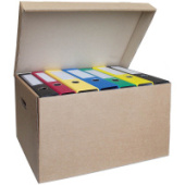 Короб архивный Делопроизводство 480*325*295мм крафт 192294/5/Россия Короб архивный Делопроизводство 480*325*295мм крафт 192294/5/Россия