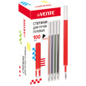 Стержень для ручек гелевых "deVENTE" 0,5мм 130мм красный 5053702/100/Китай Стержень для ручек гелевых "deVENTE" 0,5мм 130мм красный 5053702/100/Китай