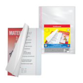 Набор обложек 10шт. ErichKrause Fizzy Clear для уч. Петерсон с клеевым краем,/44512/ 276х465