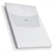 Папка-файл с перфорацией и кнопкой  А4 объемная до 250 листов  0,18 мм  ДПС 2308