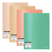 Папка-уголок A4 пластик ErichKrause® Matt Powder непрозрачный ассорти 55159/24/Китай