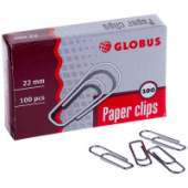 Скрепки 22мм 100шт Глобус С 22-100/Россия Скрепки 22мм 100шт Глобус С 22-100/Россия