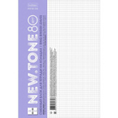 Сменный блок А4 40л NEWtone PASTEL  Лаванда  д/тетр на кольцах 4отв Хатбер 40СБ4A1_05019/45/Россия