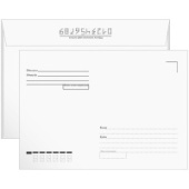 Конверт С5 белый отрывная лента с подсказом Куда-Кому/1000/Россия Конверт С5 белый отрывная лента с подсказом Куда-Кому/1000/Россия