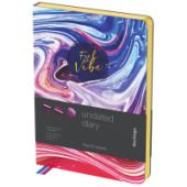 Ежедневник А5 136л недатир Berlingo Liquid Wave кожзам золотой срез UD2_01S02/20/Китай