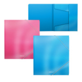 Папка A5 на резинках пластик ErichKrause® Glossy Bubble Gum арома ассорти 55304/4/Росси