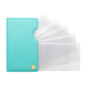 Футляр для пластиковых карт на винте 67*113мм бирюзовый ДПС 2901-118/10/Россия