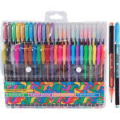 Набор ручек гелевых 48цв "deVENTE. Neon Black" 1мм 5051015/Китай Набор ручек гелевых 48цв "deVENTE. Neon Black" 1мм 5051015/Китай