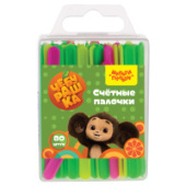 Набор счетных палочек Мульти-Пульти "Чебурашка" 80шт СП04МПЧБ/75/Россия