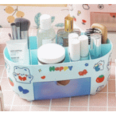 Органайзер настольный "deVENTE. Bunny" пластик 22,5x11,5x10,5см голубой с наклейками 4104354/Китай