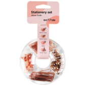Набор мелкоофисных принадлежностей Meshu Rose Gold 89 предметов розовое золото MS_36946/12/Китай Набор мелкоофисных принадлежностей Meshu Rose Gold 89 предметов розовое золото MS_36946/12/Китай