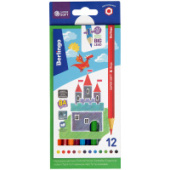 Карандаши 12цв SuperSoft. Замки Berlingo SS00112/12/Китай Карандаши 12цв SuperSoft. Замки Berlingo SS00112/12/Китай