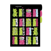 Папка-уголок А4 ЖЕЛЕЙНЫЕ МИШКИ 3отд пластик Феникс+ 65851/12/Китай