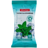 Салфетки влажные OfficeClean, 15шт антибактер для рук с ромашкой 277480 Салфетки влажные OfficeClean, 15шт антибактер для рук с ромашкой 277480