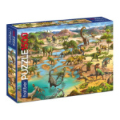 ПАЗЛЫ 1500эл Эра динозавров 830х580мм Хатбер 1500ПЗ1_19275/Россия ПАЗЛЫ 1500эл Эра динозавров 830х580мм Хатбер 1500ПЗ1_19275/Россия