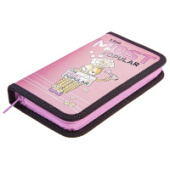 Пенал 1отд 190х115мм Модная кукуруза на молнии Hatber NPn_36012/12/Россия